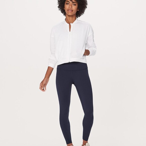 Lululemon Pack Light Bomber Jacket in White - Picture 5 of 11